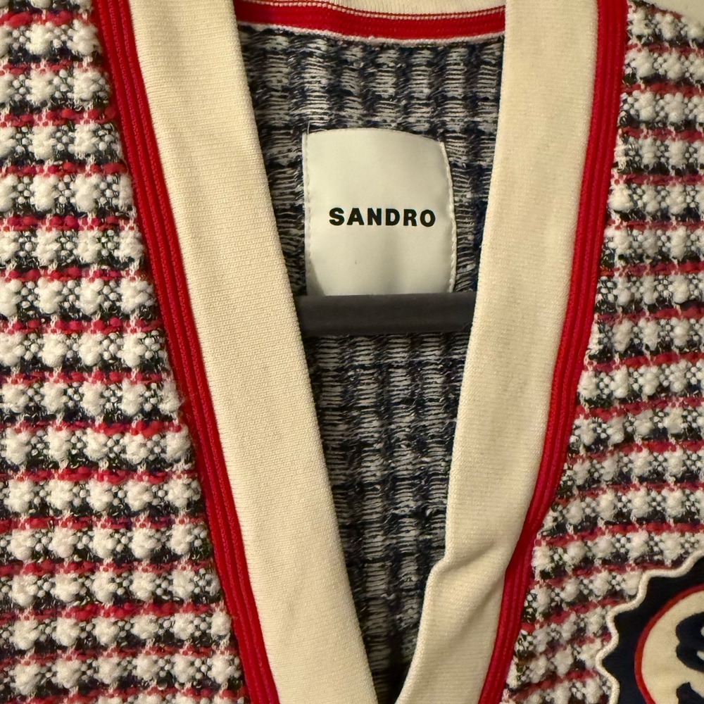 Like new Sandro tweed coatigan - Picture 4 of 5